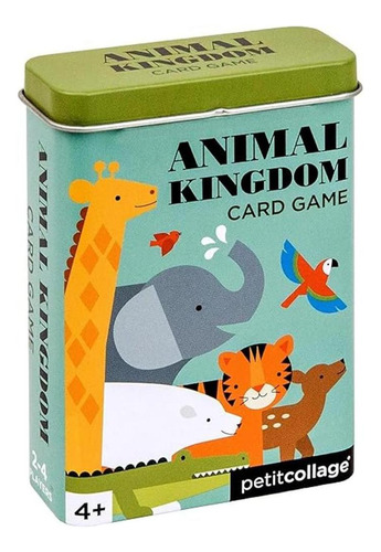 Petit Collage Juego De Cartas Para Niños Animal Kingdom