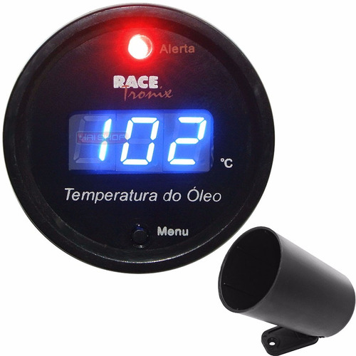 Imagem 1 de 1 de Medidor Temperatura Óleo Digital Racetronix Motor Termômetro