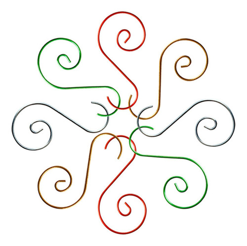 3 X 20x Ganchos De Adorno Navideño Gancho En Forma De S