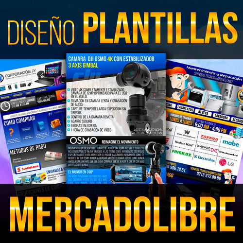 Plantilla Mercadolibre Diseño De Productos Servicios Pro