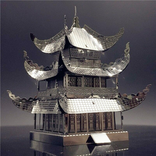 Torre De Yueyang - Rompecabezas 3d Metal Puzzle
