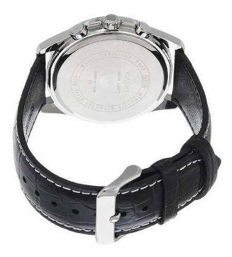 Reloj Casio Enticer Black Dial Para Hombre - Mtp-1375l-1av