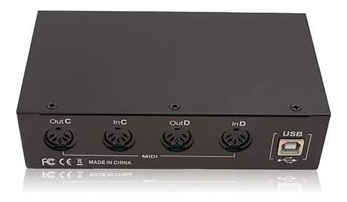 Instrumentos Musicales Midi Box Usb Midi Merge Thru Box 64 M