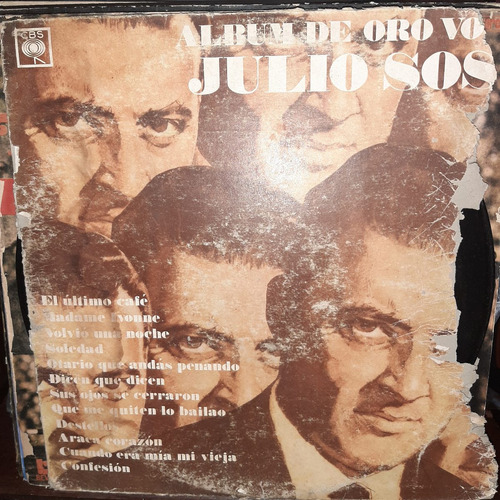 Vinilo Julio Sosa Album De Oro Volumen 2 T2