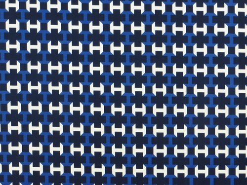 Tecido Sofá Cotone Impermeável Estampas Diversas 10x1,40 Cor Azul Desenho Do Tecido Cruz