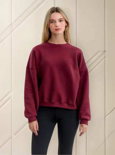 Buzo Sudadera Lisa De Frisa - Talles S M L