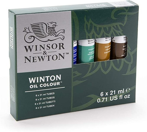 Winsor And Newton Caja De Óleos 21mm X 6 Tubos