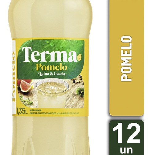 Terma Amargo Pomelo Aperitivo Botella Pet 1.35 Lt X 12 Un