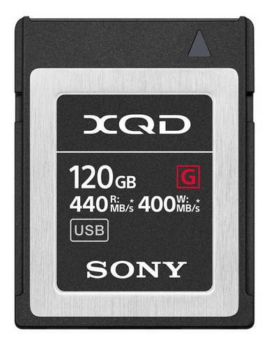 Cartão De Memória Xqd Sony Serie G 440-400mb/s 120 Gb