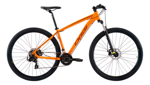 Bicicleta Mtb Aro 29 Oggi Hacker Sport 2023 Laranja / Vinho