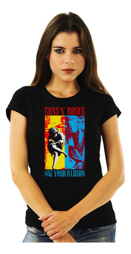 Polera Mujer Guns N Roses Use Your Illusion I Y Ii Rock Impr