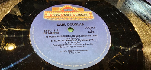 Carl Douglas Kung Fu Fighting Johnny Wakelin In Zaire Vinilo