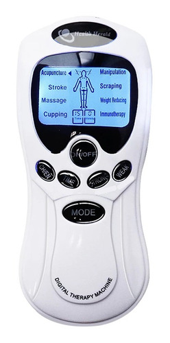 Aparelho Fisioterapia Digital Choque Massagem 4 Eletrodos