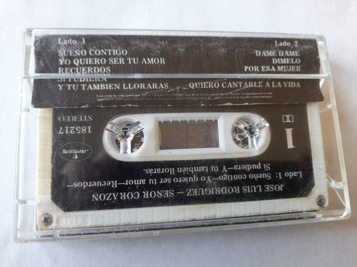 Cassette De José Luis Rodríguez Señor Corazón (#1318 (Usado)