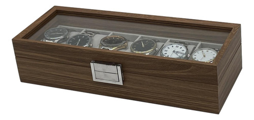 Caja De Exhibición De Reloj Con Parte Superior Transparente