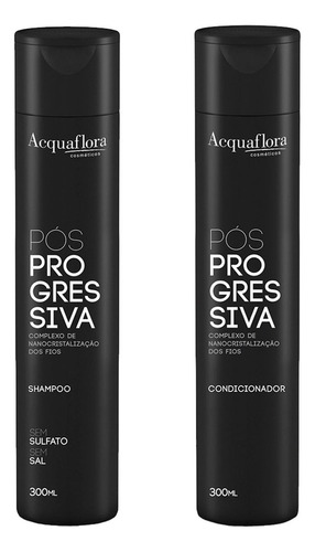 Shampoo Acquaflora Pós Progressiva en dosador de 600mL de 300g de 600mL