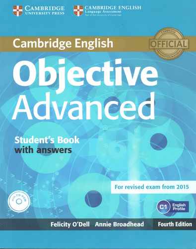 Objetivo Avançado - Livro para Estudantes - Com Ans - Cambridge