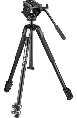 Cabezal De Vídeo Fluido Manfrotto Mvh500ah Con Trípode Mt190