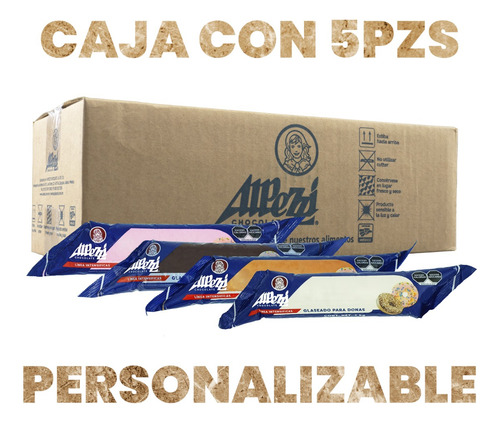 Cobertura De Donas Icing Alpezzi Pack 5 Piezas A Elegir 