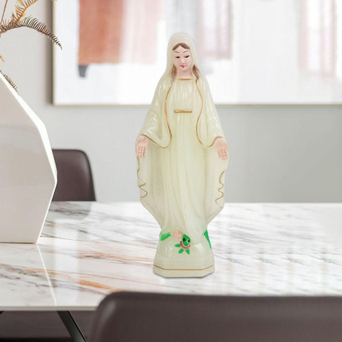 Figura Nórdica De La Santísima Virgen 15cm Luminoso