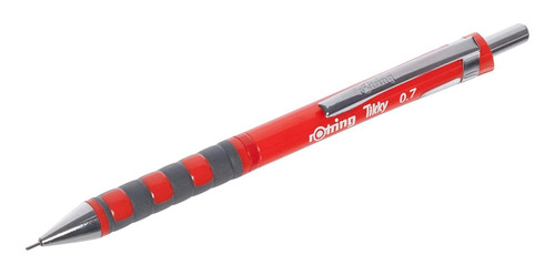 Lapiz Mecanico Rojo Punta 0,7mm Rotring Tikky