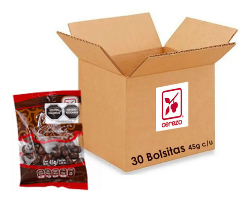 Caja Pasita Con Chocolate Cerezo 30 Bolsas 45g C/u