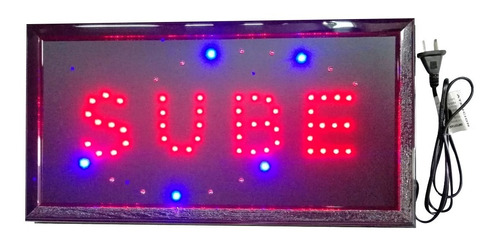 Cartel Luminoso Led Sube 48 X 25 Oferta Especial