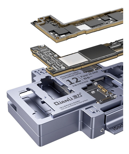 Isocket Sujeta Placa Qianli Para Iphone 12 Al 12 Pro Max