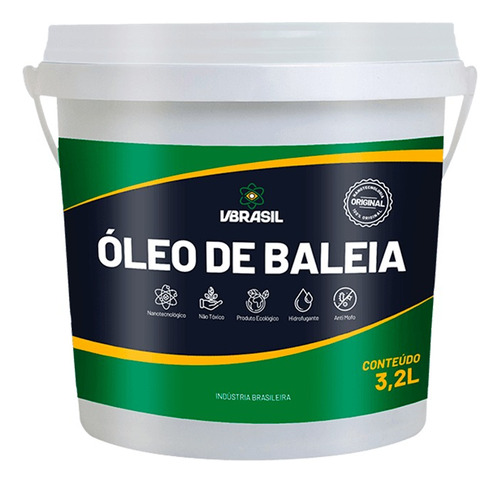 Vbrasil Balde Óleo De Baleia 3,2l Alto Rendimento Construção