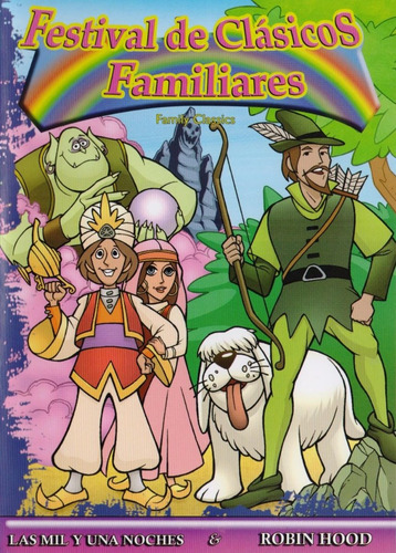 Imagen 1 de 3 de Las Mil Y Una Noches & Robin Hood Pelicula Animada Dvd