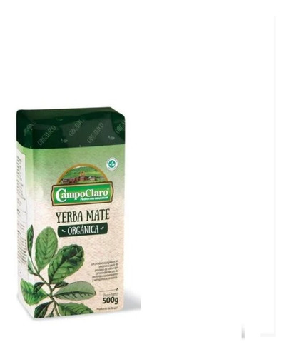 Yerba Mate Organica Campo Claro 500g Tradicional