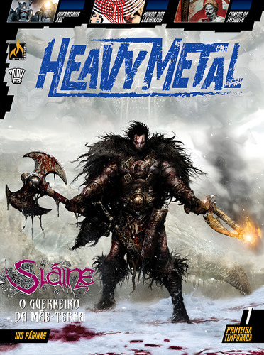 Heavy Metal 1ª temporada - Episódio 1, de Mills, Pat. Editorial Edições Mythos Eireli, capa mole em português, 2018
