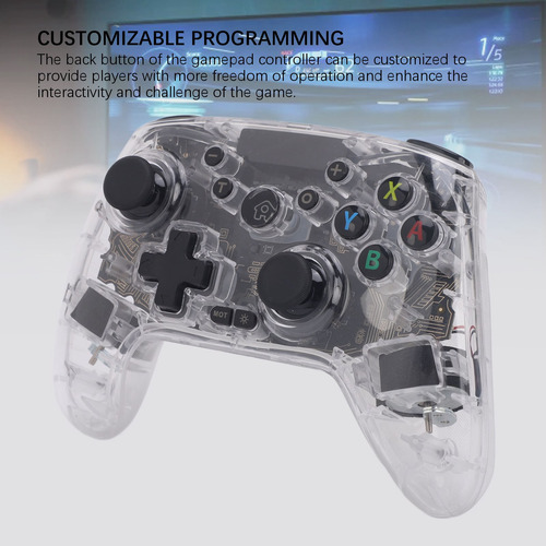 Controlador De Gamepad, Tecla Retroiluminada Programable, Rg
