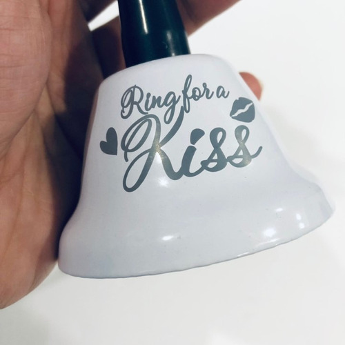 Campaña Metálica Para Bodas Para Beso Ring For A Kiss Bell