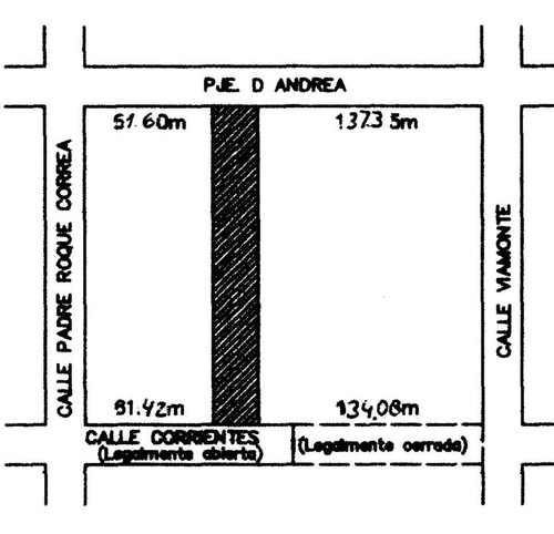 Imagen 2 de 3 de Importante Terreno De 660m2 Corrientes 2900