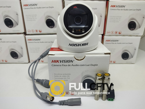 Kit Completo Dvr 16 Canais Hikvision / 16 Cameras Com Áudio