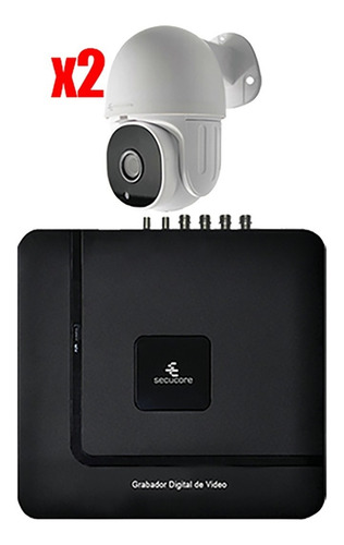 Kit Seguridad Video Vigilancia 2 Camaras Movimiento Hd 1080p