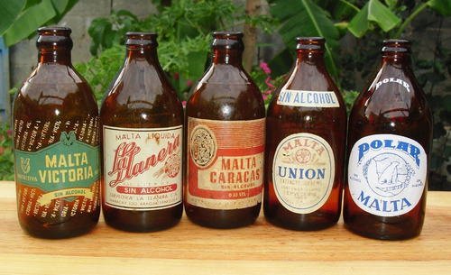 Imagen 2 de 6 de Porronas M A L T A Años 50s Botella Antigua De Coleccion