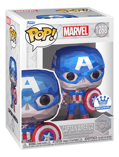 Funko Marvel Pop! Captain America (facet) Exclusive