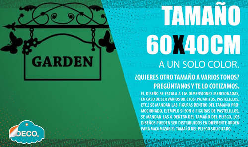 Vinilo Marco De Entrada De Forja Al Jardín Deco®