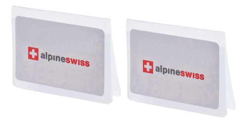 Alpine Swiss Juego De 2 Inserciones De Plástico Para Billete