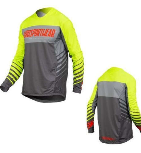 Camisa Asw Podium Windy 2023 Cinza/fluor