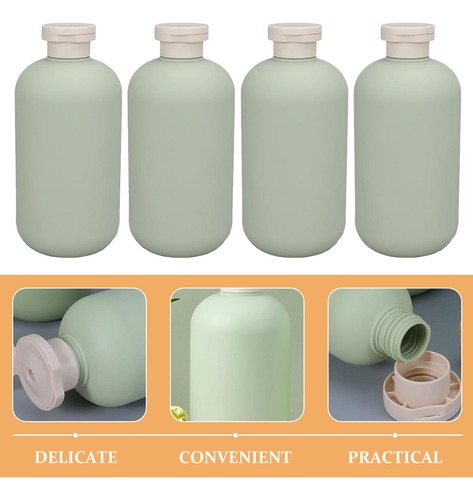 Botella Dispensadora De Champú, 4 Unidades, Botellas De Loci