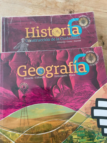 Pack Libros Historia Y Geografía 6to Contexto
