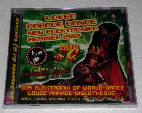 Dj Pato C Love Parade Dance Eletronika 2007 Cd Sellado Kkt