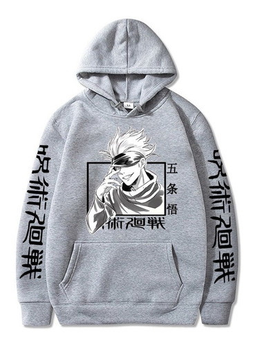 Jujutsu Kaisen Sudadera Con Capucha Hip Hop Anime Pullovers