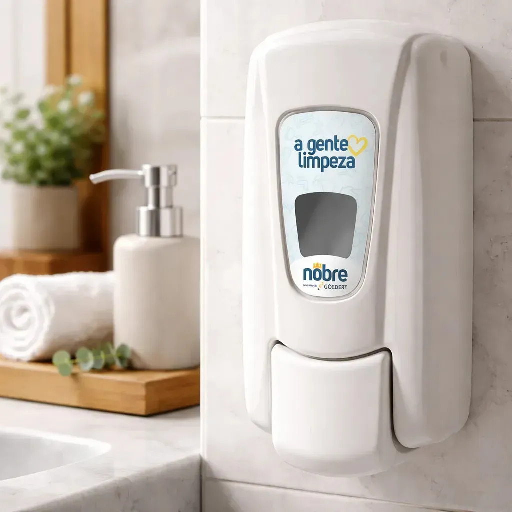 Dispenser Porta Sabonete Líquido E Álcool Gel City Nobre