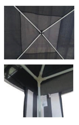 Imagen 4 de 10 de Sombrilla Gazebo Exterior Para Jardín Linea Premium
