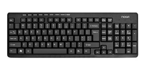 Teclado Con Cable Pc Usb Noga Nkb-410 Notebook Multimedia Ep