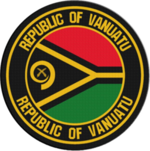 Parche Escudo Circular Vanuatu M01